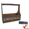 European Farm Solid Wood Vintage Storage Basket